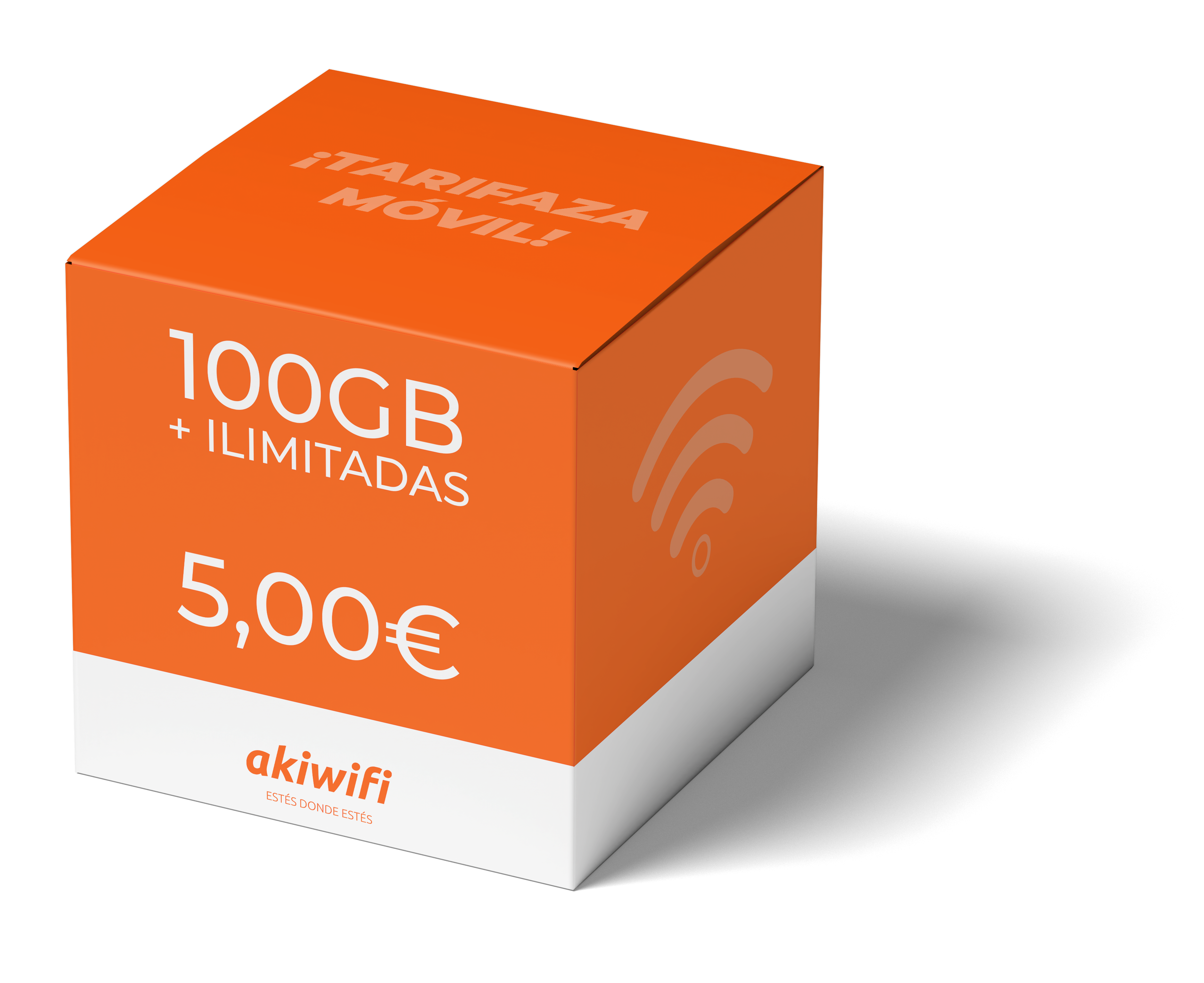 100GB-5 tarifa móvil akiwifi 130GB de datos con llamadas ilimitadas